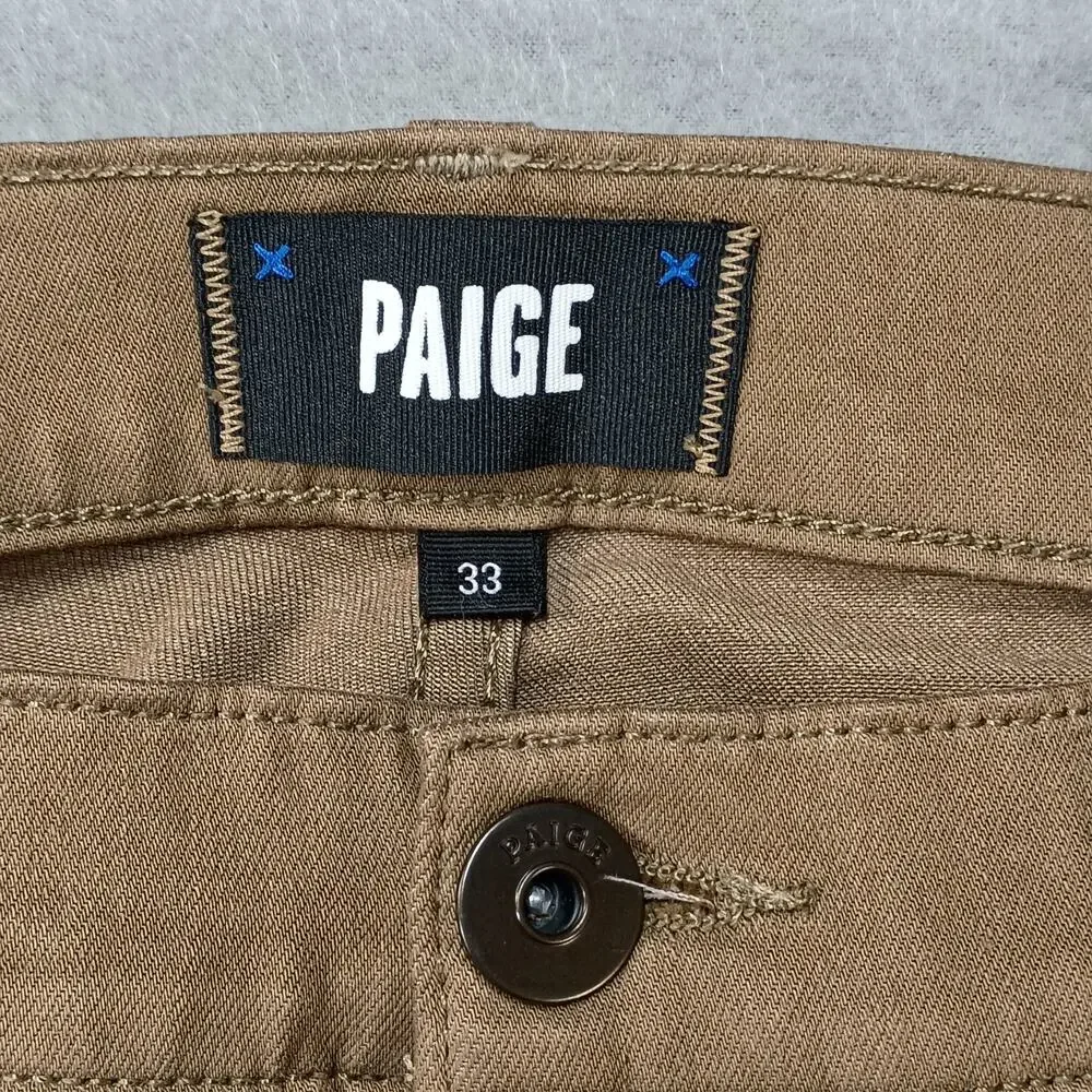 PAIGE Straight Men's Jeans in Camel Brown